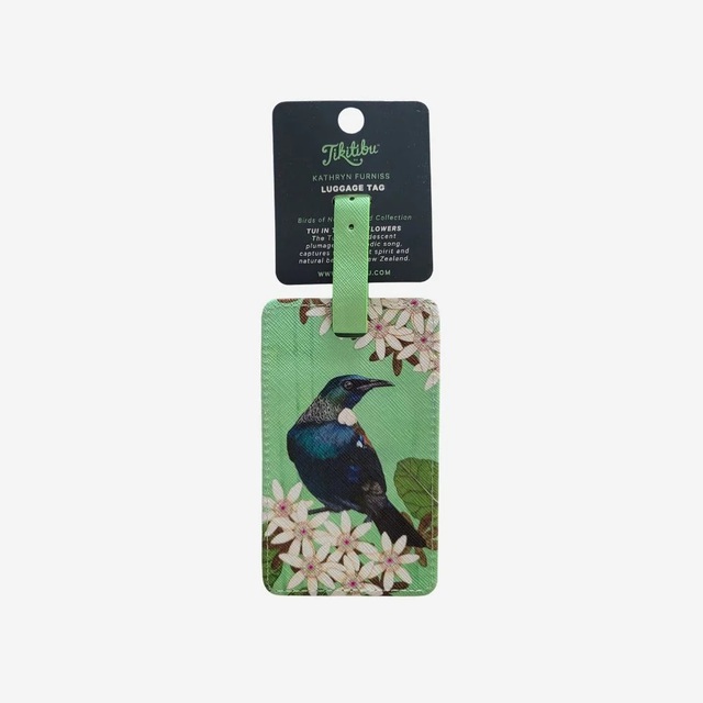 Tui in the Sky Flowers Luggage Tag
