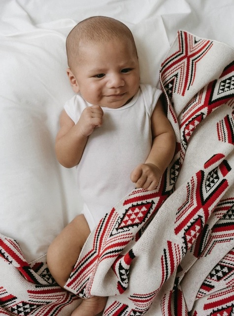 Niho Pepi Blanket Red