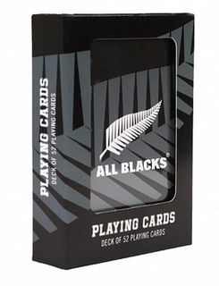 All Blacks Playing Cards