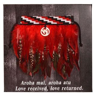 Aroha Mai Korowai on Canvas