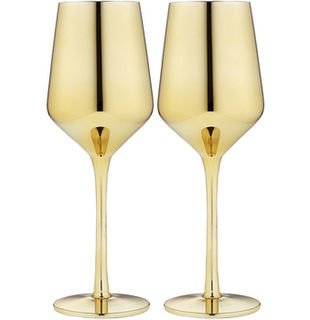 Aurora Gold Wine Glasses
