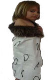 Child's Calico Korowai Cloak - Small