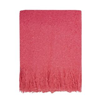 Cosy Throw Honey Suckle Pink