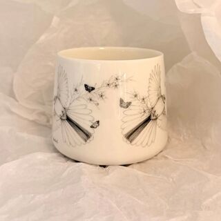 Fantail Cup Come Fly with Me by Katy Hayward