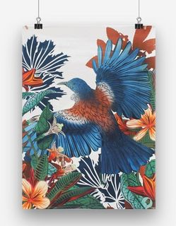 Flox Tea Towel Tui