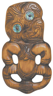 Hand Carved Wooden Tiki