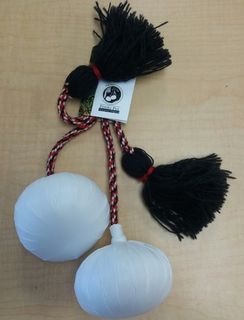 Handmade Poi   Black or Red Tassels