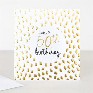 Happy 50th Birthday Card