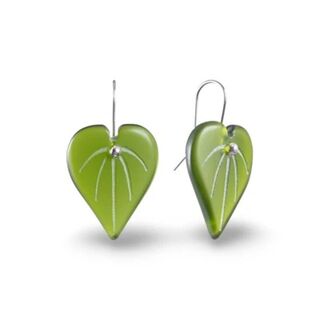Kawakawa Earrings Green by Stone Arrow