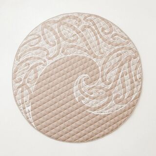Maori Inspired Playmat Tan