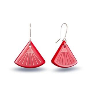 Pohutukawa Flower Earrings by Stone Arrow