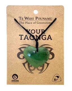 Pounamu Heart Necklace Medium