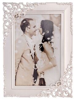 Silver Satin Photo Frame 4 x 6