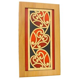 Wall Art Kowhaiwhai Hearts
