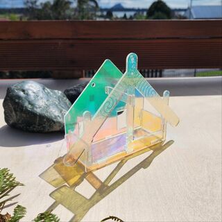 Wharenui Ornament  Rainbow