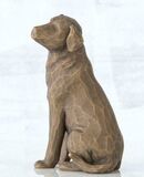 Willow Tree Figurine Love My Dog Dark 