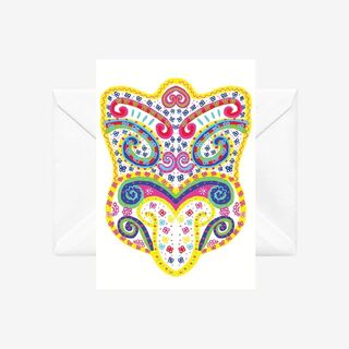 Yellow Wheku Card by Lissy and Rudi