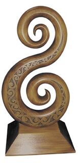Wooden Koru