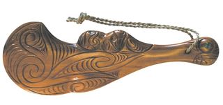 Large Wahaika Hand Carved